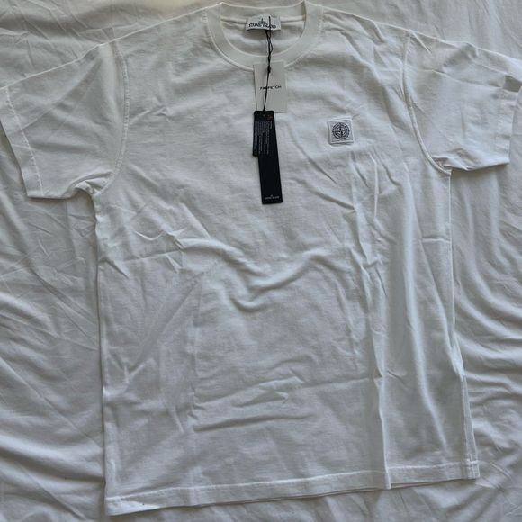 Stone Island Other - STONE ISLAND LOGO-PATCH SHIRT